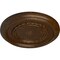 Ekena Millwork Federal Roped Small Ceiling Medallion (Canopies up to 6"), 12 5/8"OD x 1 1/8"P, Root Beer Crackle CM12FERBC - alternate 5